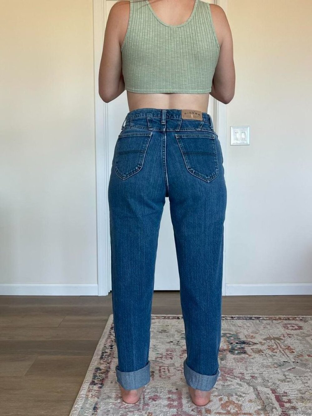 Lee Blue Denim Riders Jeans - Picture 5 of 7